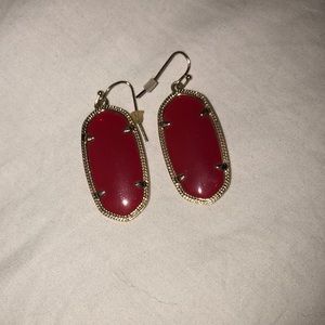 Small red Kendra Scott earrings